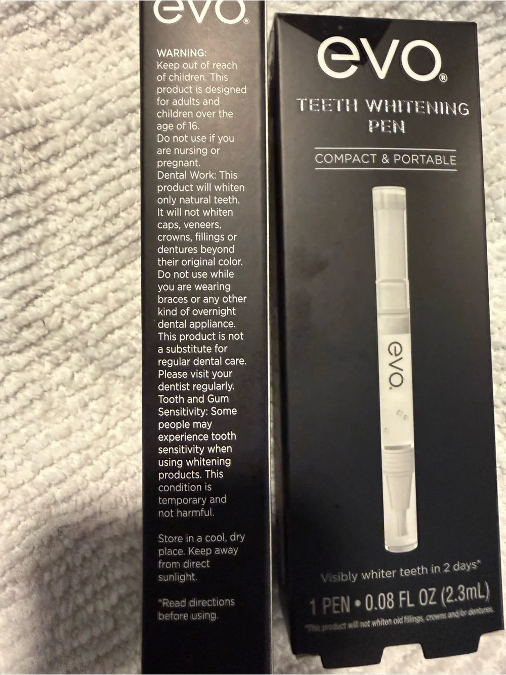 2 Pack EVO Teeth Whitening Pen Compact & Portable